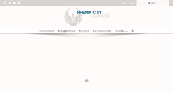 Desktop Screenshot of phenixcityal.us